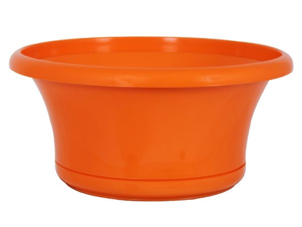 Γλάστρα πλαστική "Sic Plast"  "ΚΑΣΠΩ 220" με πιατάκι - Image 4