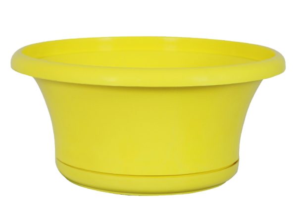 Γλάστρα πλαστική "Sic Plast"  "ΚΑΣΠΩ 220" με πιατάκι - Image 3